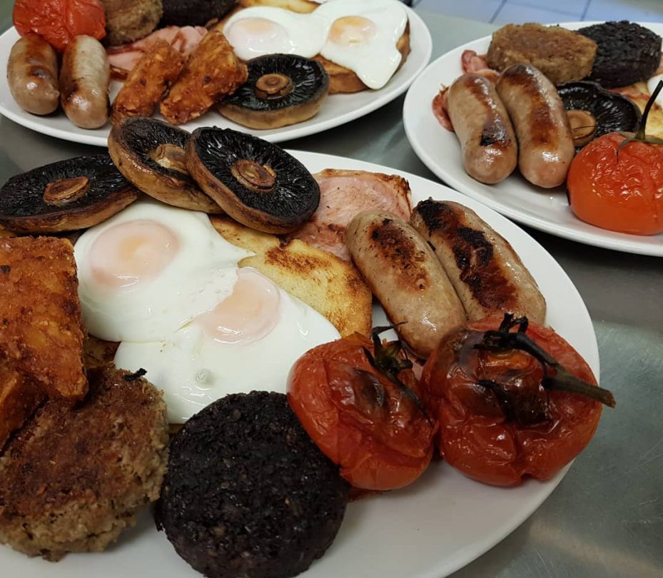 Norwich's The Street Cafe English fried breakfast.