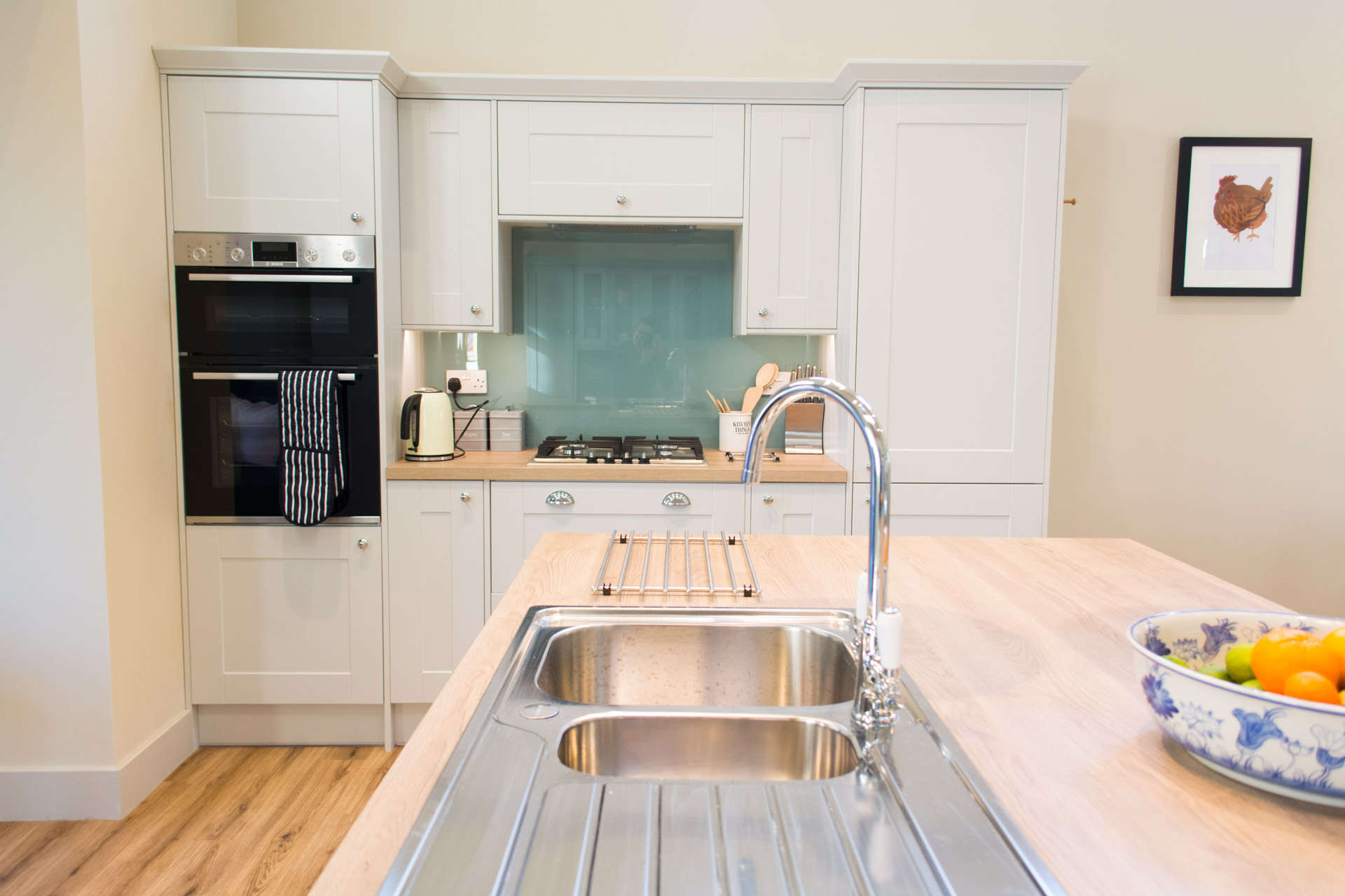 Interior of Boathouse Barn kitchen.