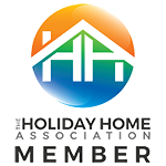 The Holiday Home Association logo is displayed to show our affiliation.